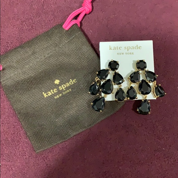 kate spade Jewelry - Worn one time! Kate Spade chandelier earrings